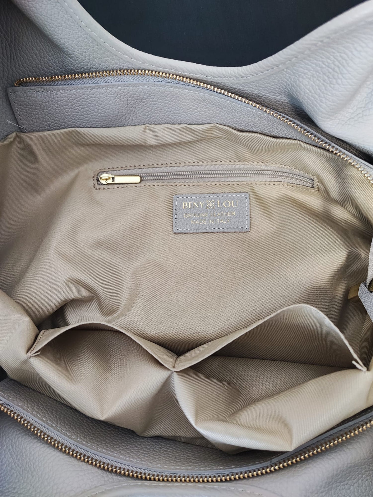 Grand sac Beny Lou Giulia - Gris