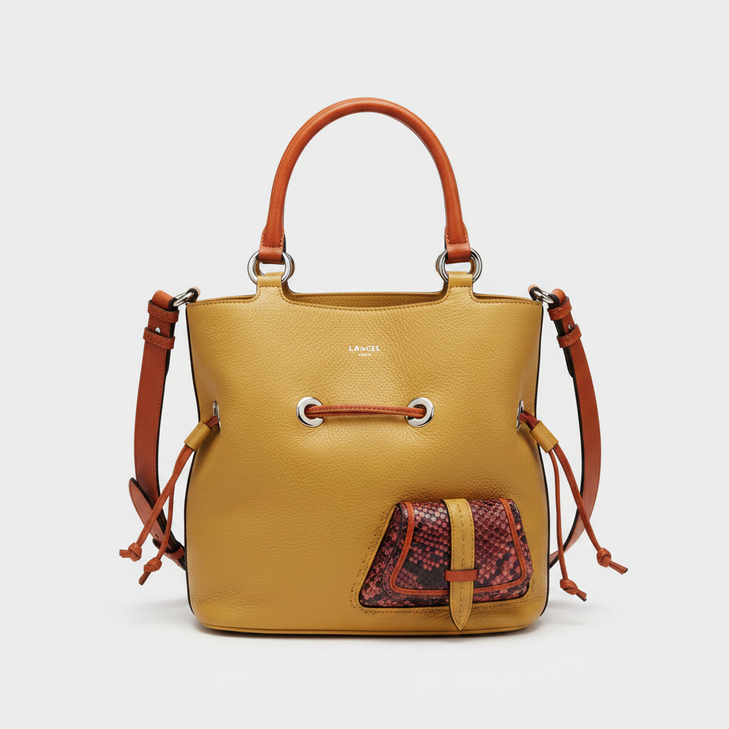 Sac Lancel premier Flirt Bourbon python