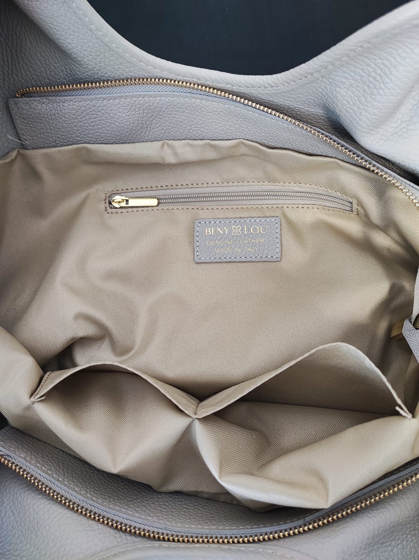 Grand sac Beny Lou Giulia - Gris