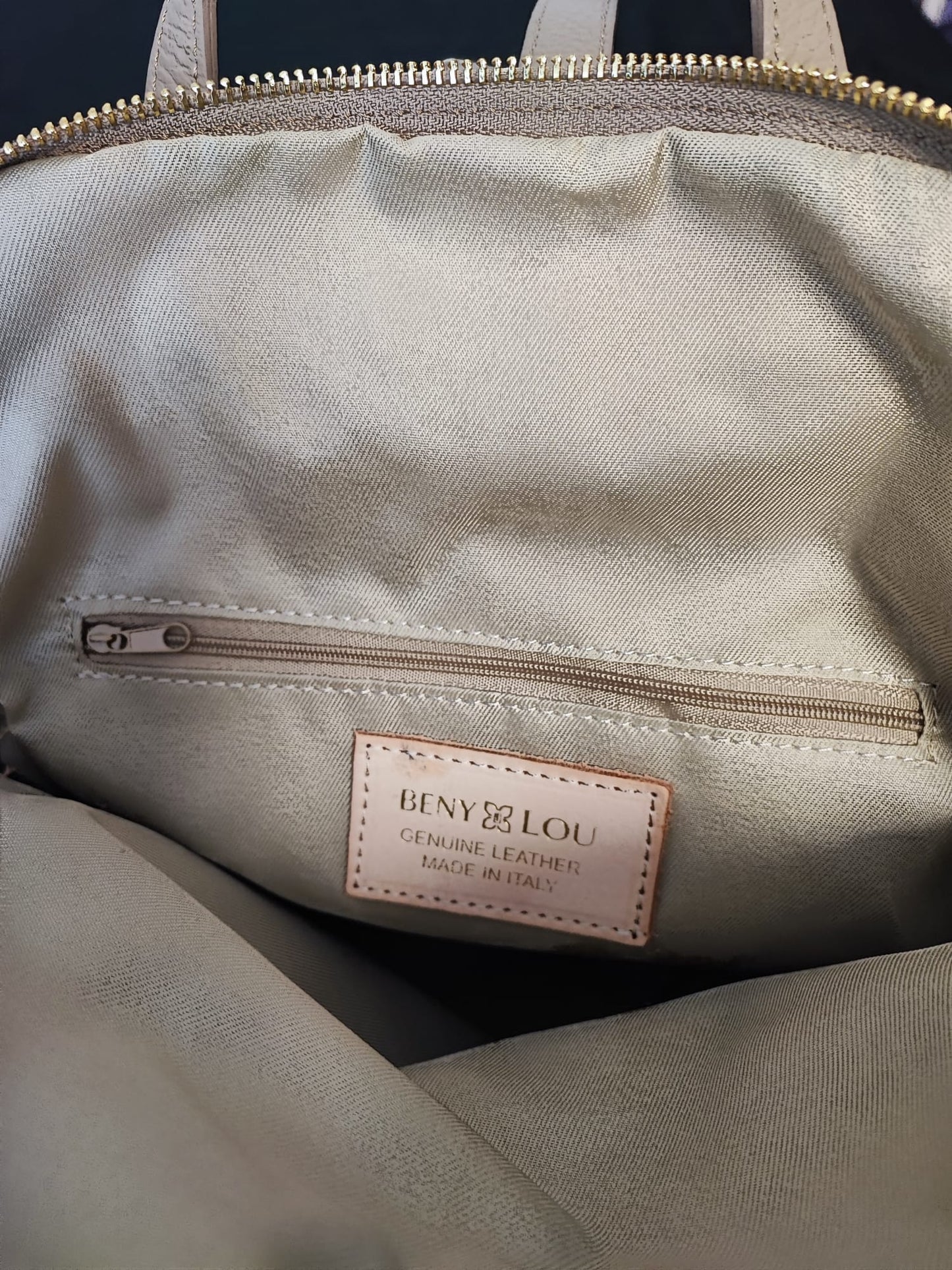 Sac à dos Beny Lou Alba - Taupe